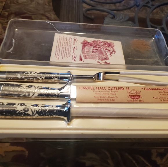 3-Piece Carvel Hill Fine Carving Set by Briddell - Picture 4 of 10